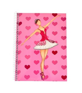 CUADERNO MARIELA ROSA A4