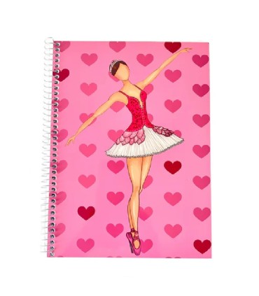CUADERNO MARIELA ROSA A4