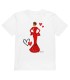 CAMISETA INFANTIL MC MARIA ROJO