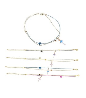PULSERA BAILARINA DOS COLORES