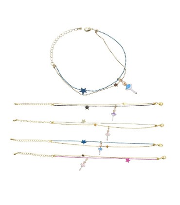 PULSERA BAILARINA DOS COLORES