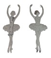 BROCHE ACERO BAILARINA