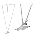 COLLAR CON BAILARINA PLATEADA