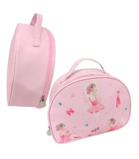 BOLSO DE MANO EST ROSA