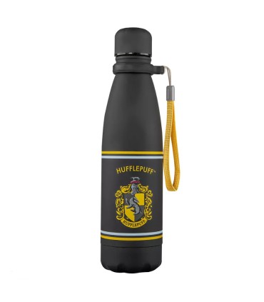 BOTELLA HUFFLEPUFF ACERO