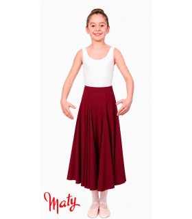 FALDA BOLERA DE PUNTO-FALDAS DANZA MATY