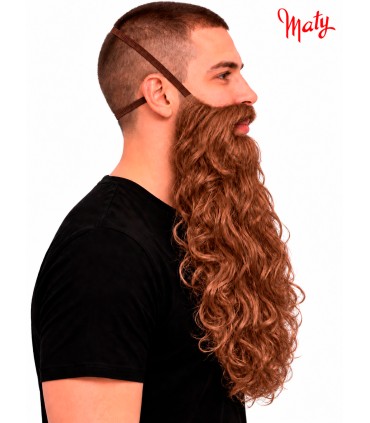 Peluca y barba de rey mago para disfraz - Accesorios Maty.