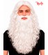Peluca y barba de rey mago para disfraz - Accesorios Maty.