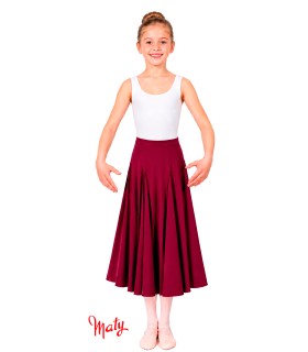 FALDA BOLERA DE PUNTO-FALDAS DANZA MATY