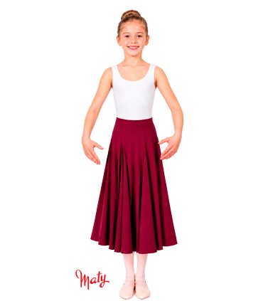 FALDA BOLERA DE PUNTO-FALDAS DANZA MATY