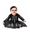 DISFRAZ ESQUELETO CATRINA BEBE