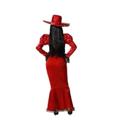 DISFRAZ DE CATRINA ROJA PARA MUJER | MATY