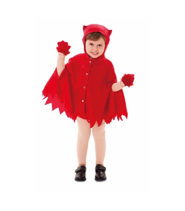 CAPA DE DIABLITO ROJA INFANTIL | MATY