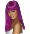 PELUCA GLAM NEÓN PÚRPURA