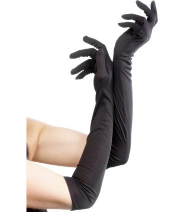 GUANTES NEGROS LARGOS