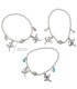 PULSERA BLANCA-PLATA
