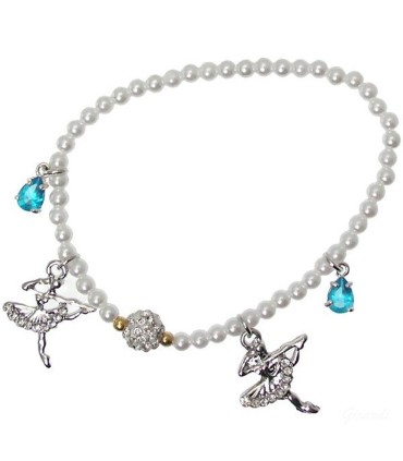 PULSERA BLANCA-PLATA
