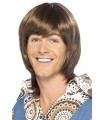 PELUCA 70's IDOLO MARRON