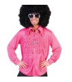 CAMISA DISCO ROSA