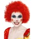PELUCA PAYASO LOCO ROJA