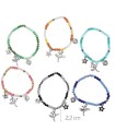 PULSERA PERLAS COLGANTE METAL
