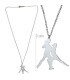 COLLAR ACERO PAREJA BAILARINES